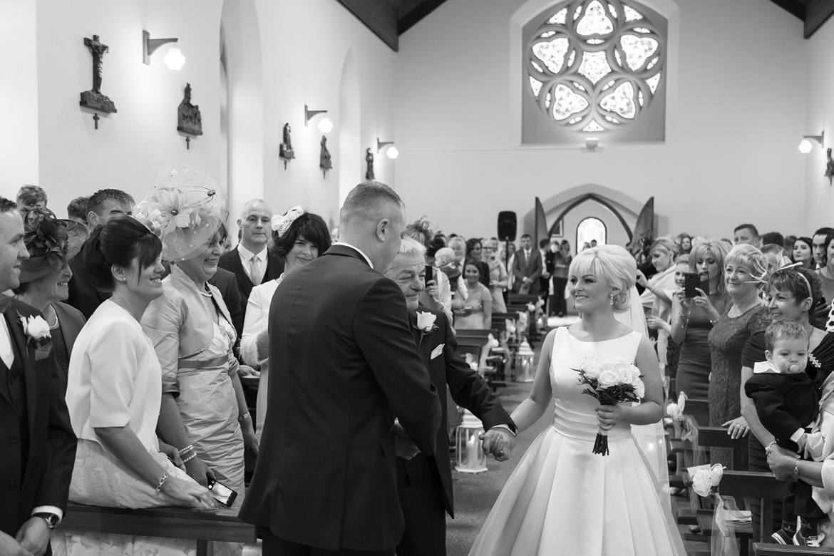 bride groom Roveagh Church Kilcolgan