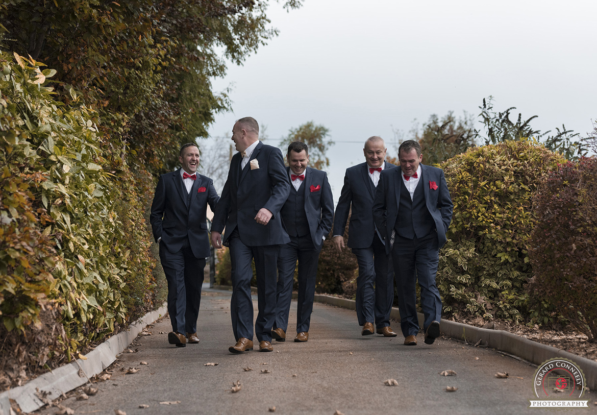 groomsmen wedding photography galway