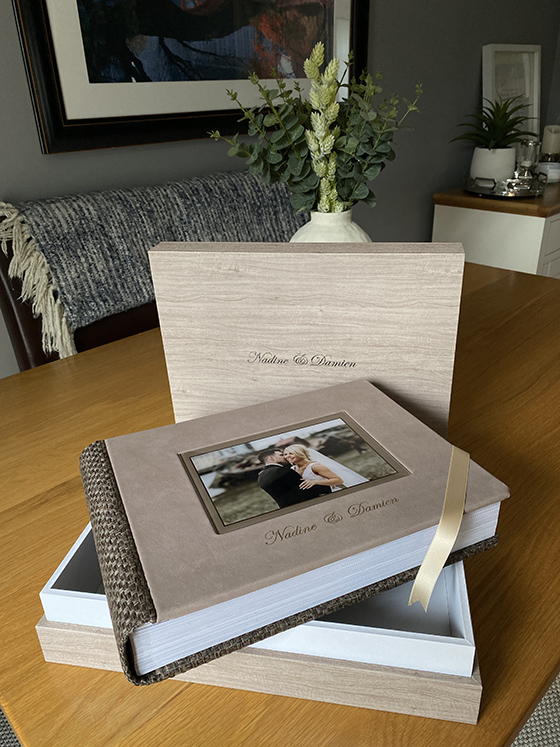 Luxury and modern wedding albums available in Galway and Ireland